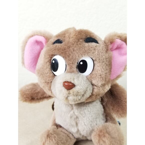 Jerry Mouse Plush Toy Stuffed Animal 1990 From Tom & Jerry 6" Hamilton Vintage - Picture 3 of 11